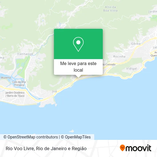 Rio Voo Livre mapa