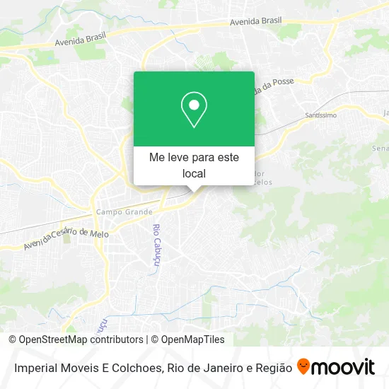 Imperial Moveis E Colchoes mapa