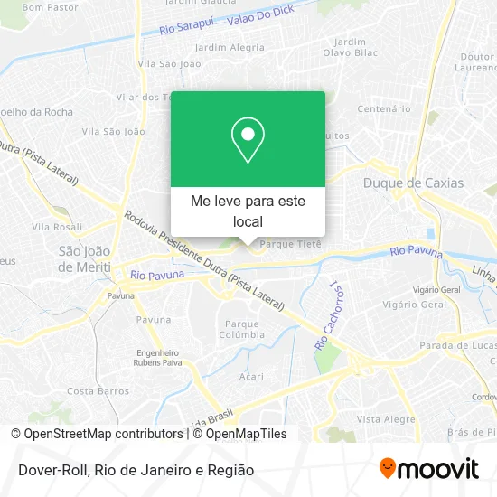 Dover-Roll mapa