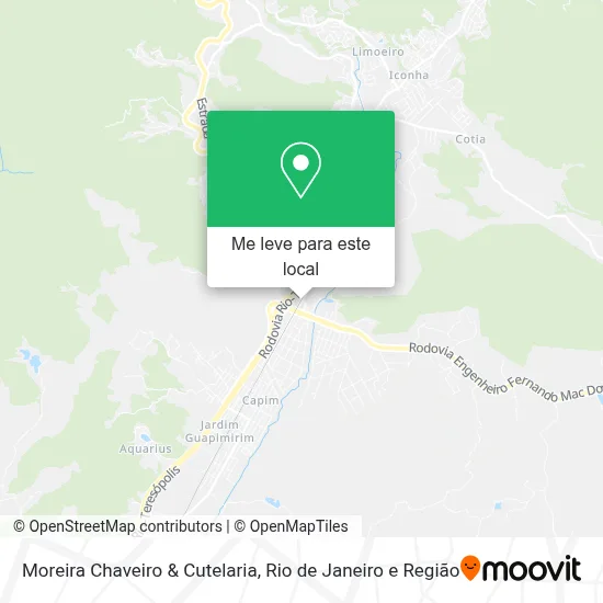 Moreira Chaveiro & Cutelaria mapa