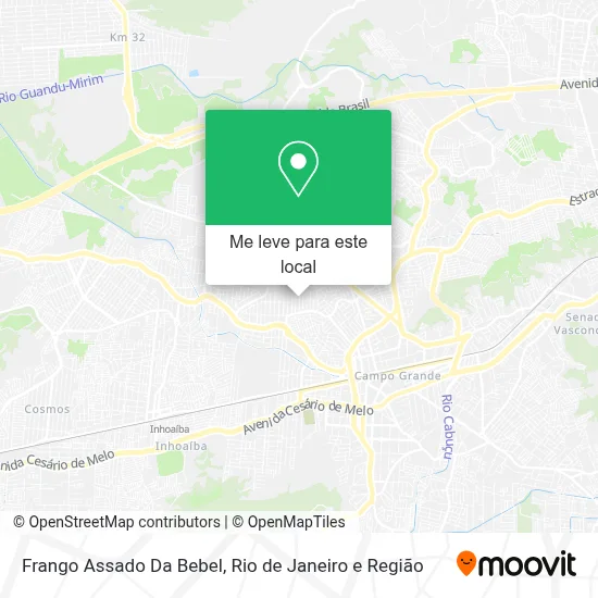 Frango Assado Da Bebel mapa