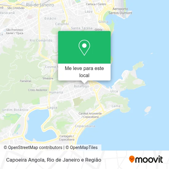 Capoeira Angola mapa