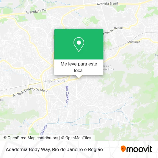 Academia Body Way mapa