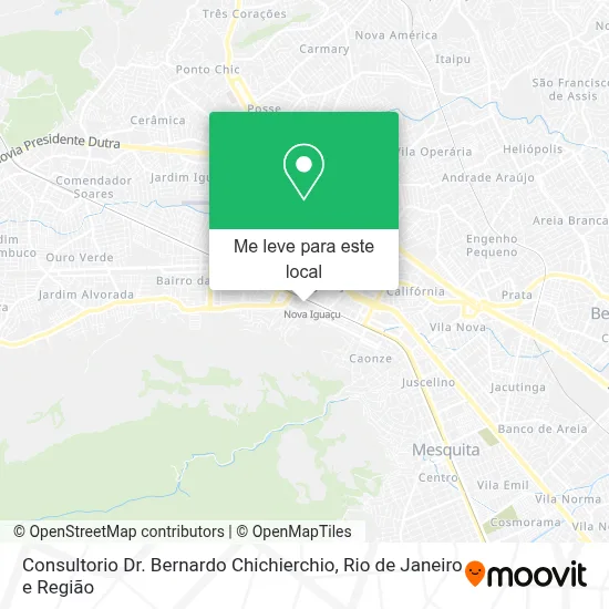 Consultorio Dr. Bernardo Chichierchio mapa