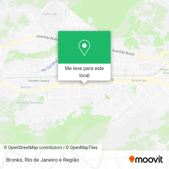 Bronks mapa