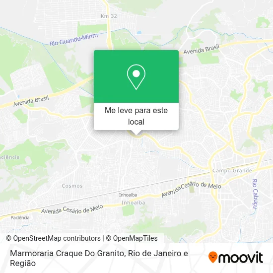 Marmoraria Craque Do Granito mapa