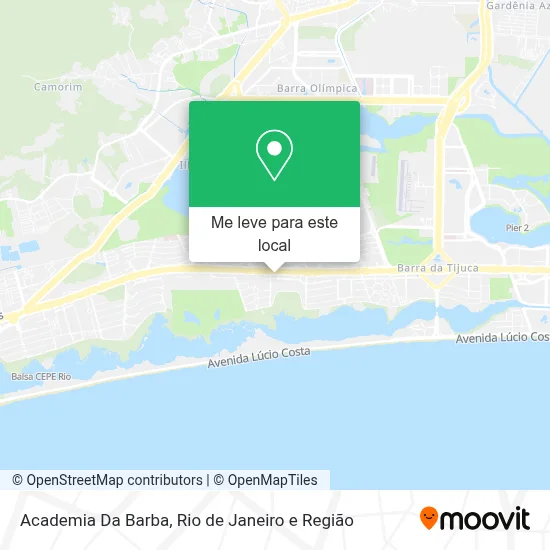 Academia Da Barba mapa