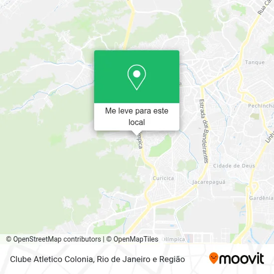 Clube Atletico Colonia mapa