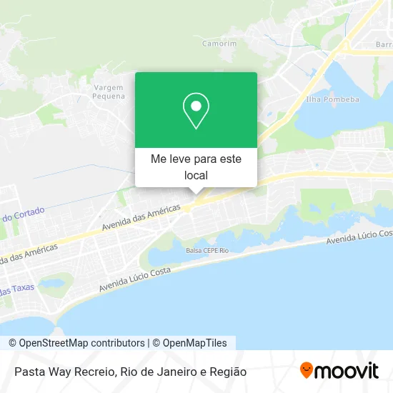 Pasta Way Recreio mapa