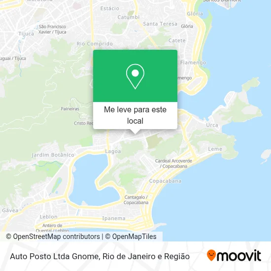 Auto Posto Ltda Gnome mapa