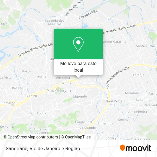 Sandriane mapa