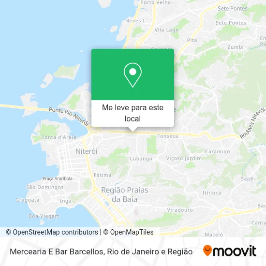 Mercearia E Bar Barcellos mapa