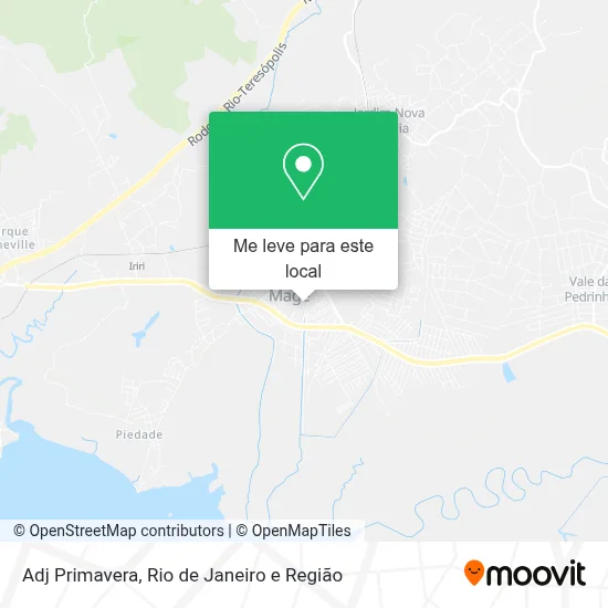 Adj Primavera mapa