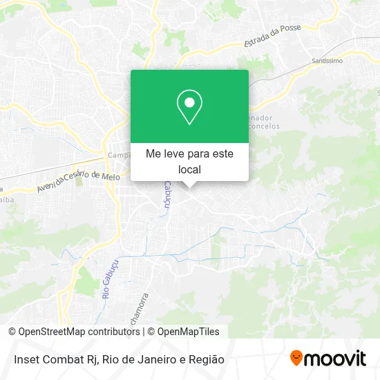 Inset Combat Rj mapa