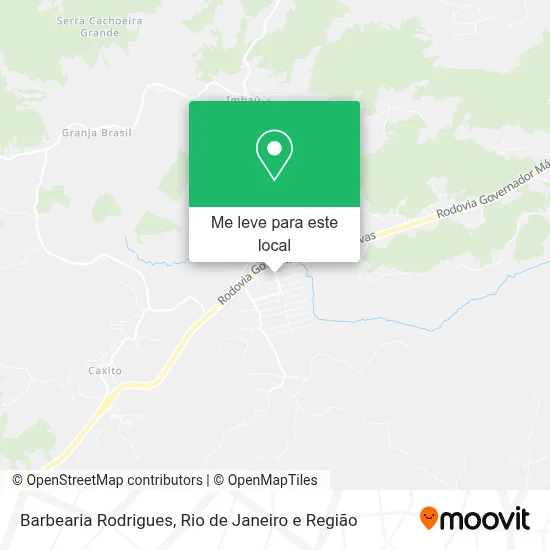 Barbearia Rodrigues mapa