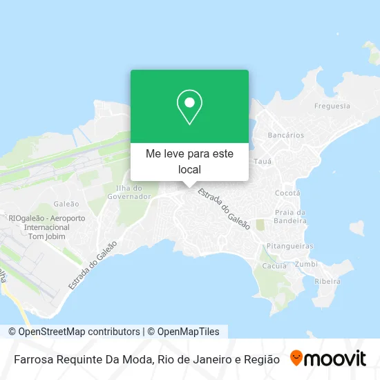 Farrosa Requinte Da Moda mapa