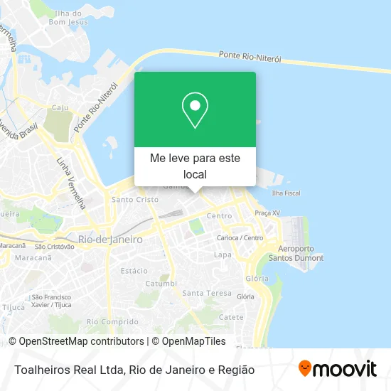 Toalheiros Real Ltda mapa