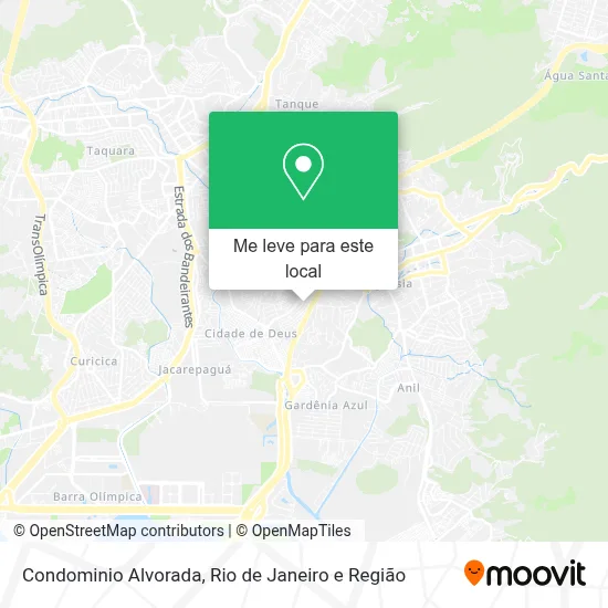 Condominio Alvorada mapa