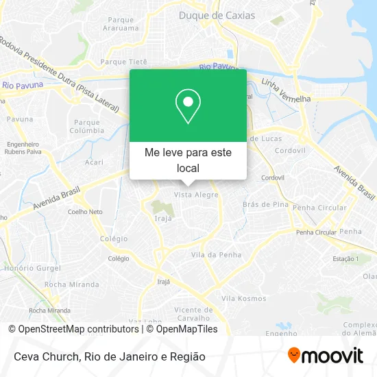 Ceva Church mapa
