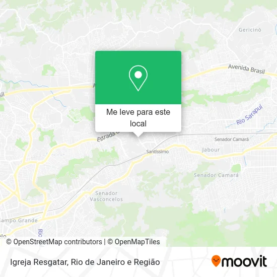 Igreja Resgatar mapa