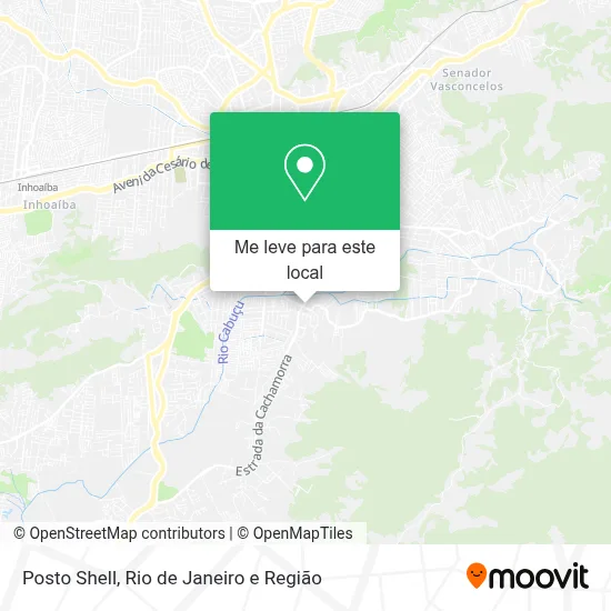 Posto Shell mapa