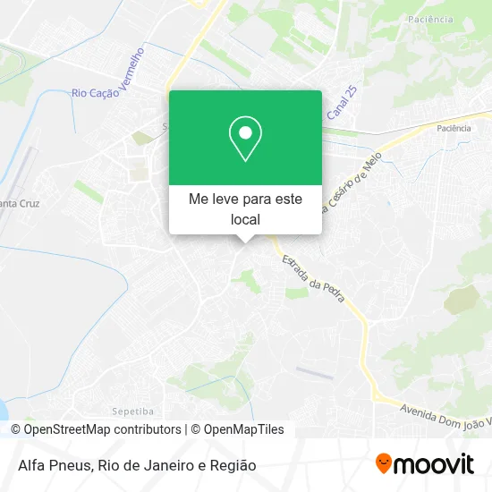 Alfa Pneus mapa