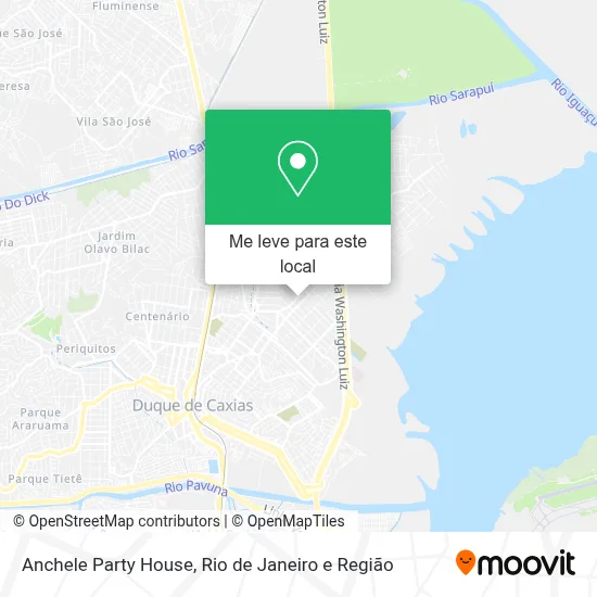 Anchele Party House mapa