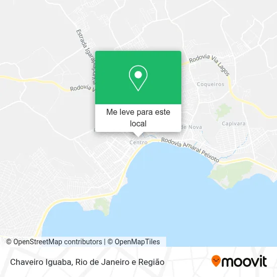 Chaveiro Iguaba mapa