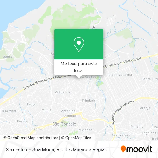 Seu Estilo É Sua Moda mapa