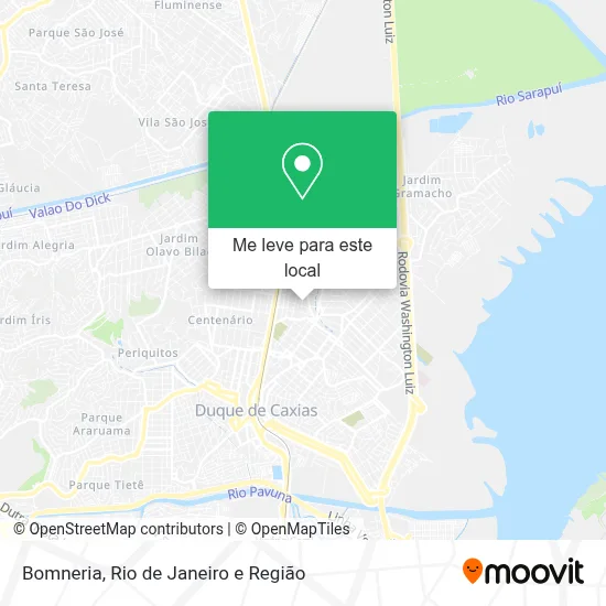 Bomneria mapa