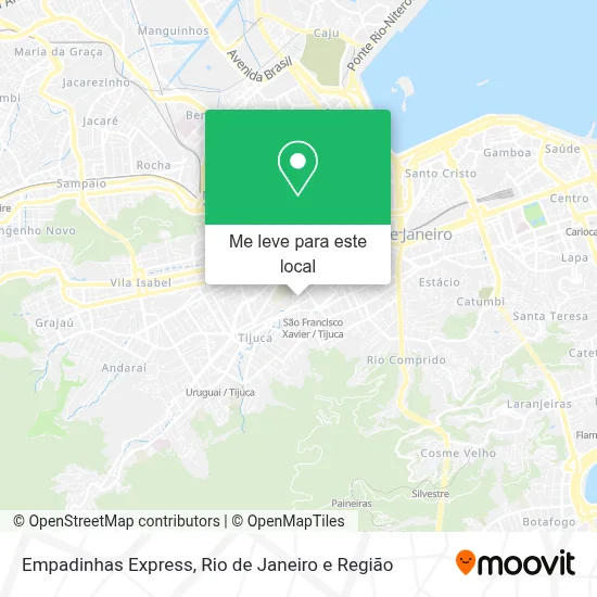 Empadinhas Express mapa
