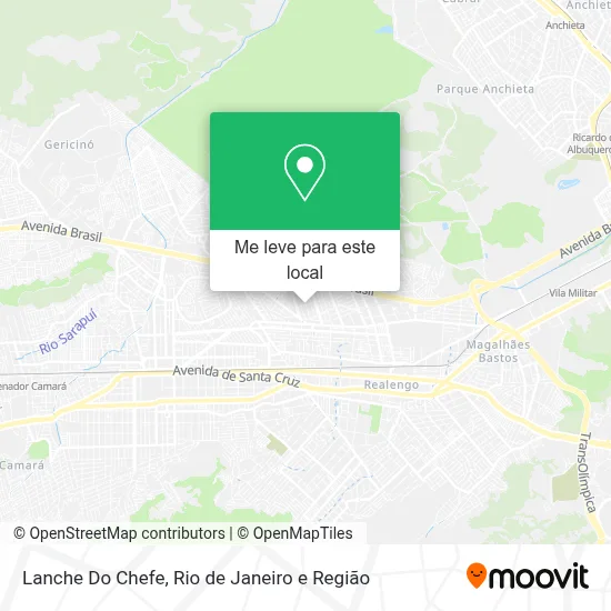 Lanche Do  Chefe mapa