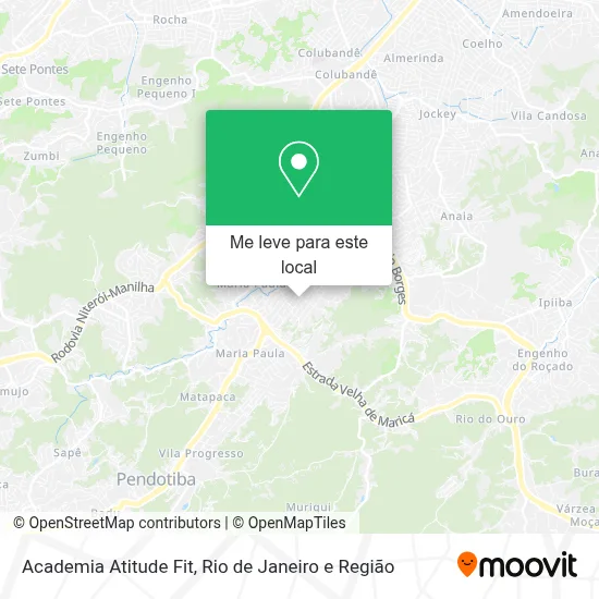 Academia Atitude Fit mapa