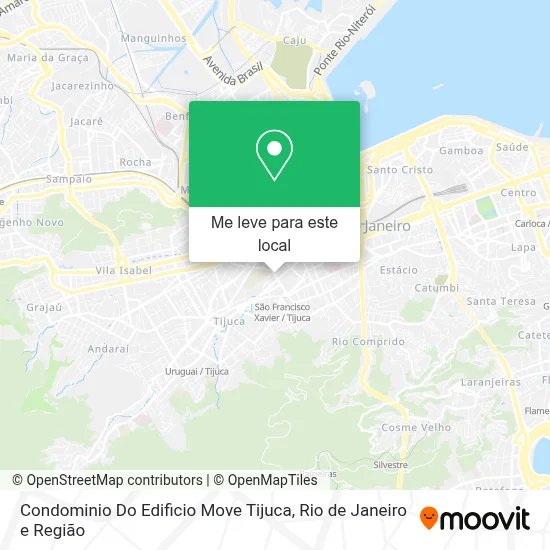 Condominio Do Edificio Move Tijuca mapa
