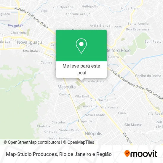 Map-Studio Producoes mapa