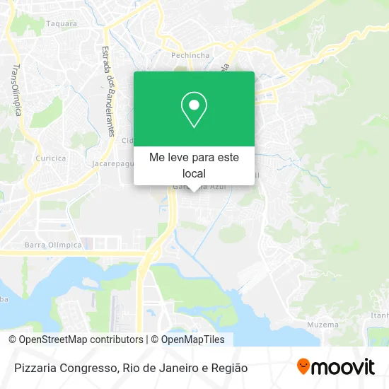 Pizzaria Congresso mapa