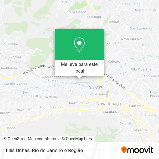 Ellis Unhas mapa