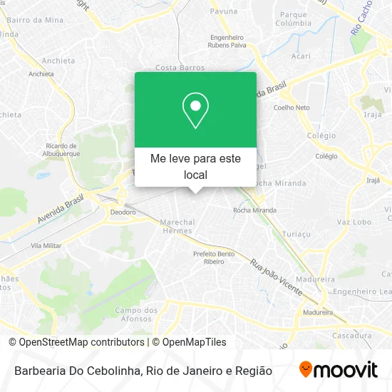 Barbearia Do Cebolinha mapa