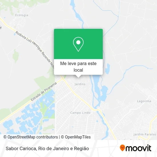 Sabor Carioca mapa