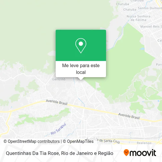 Quentinhas Da Tia Rose mapa