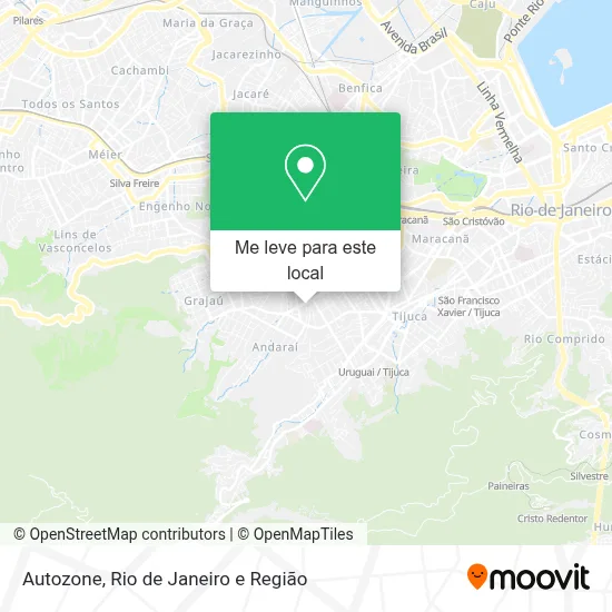 Autozone mapa
