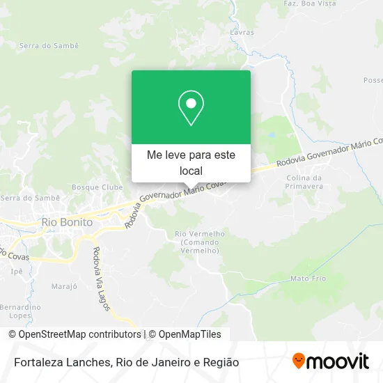Fortaleza Lanches mapa