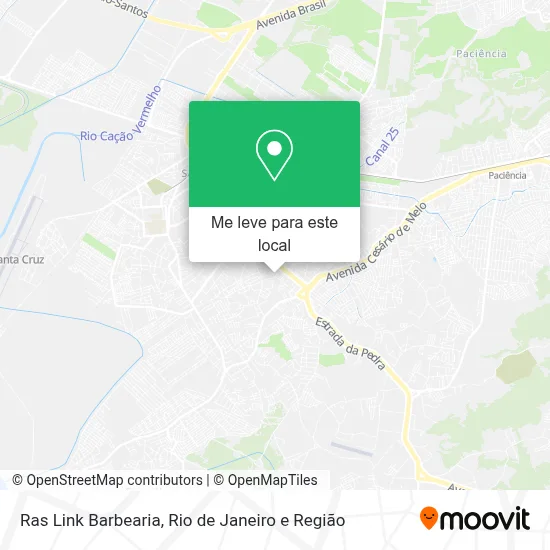 Ras Link Barbearia mapa