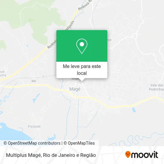 Multiplus Magé mapa