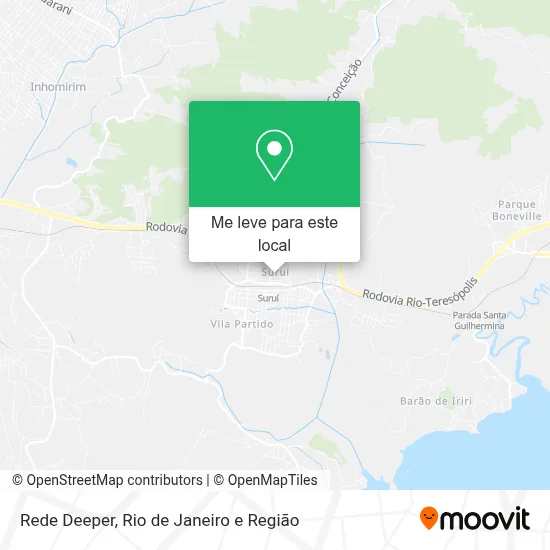 Rede Deeper mapa