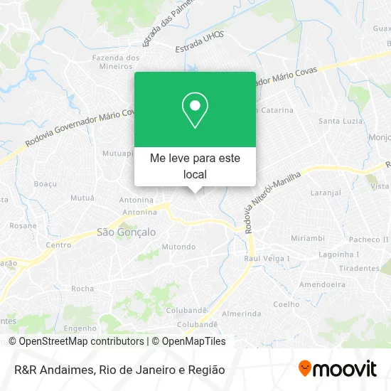 R&R Andaimes mapa