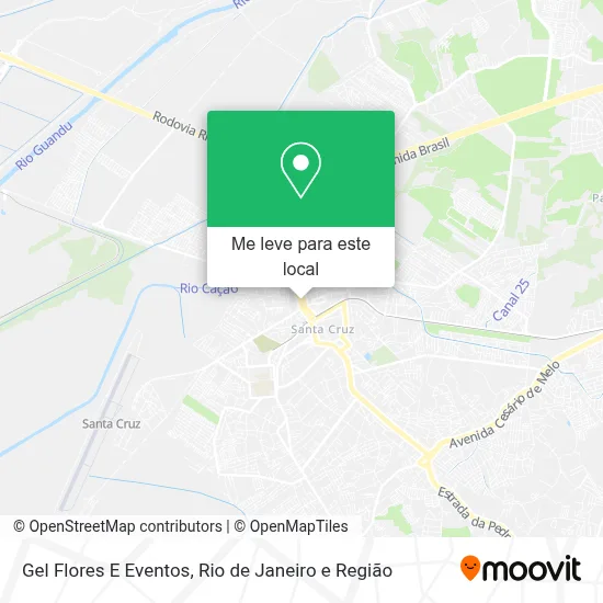 Gel Flores E Eventos mapa