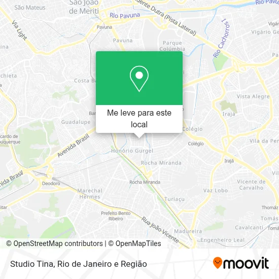 Studio Tina mapa