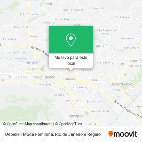 Debelle | Moda Feminina mapa