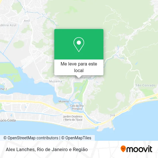 Alex Lanches mapa
